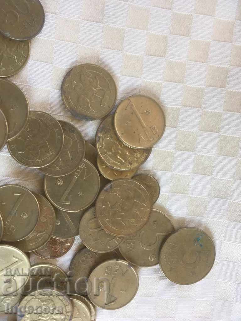 COIN COINS BULGARIA OVER 140 PCS - 5 COIN COINS BULGARIA OVER 140 PCS - 5