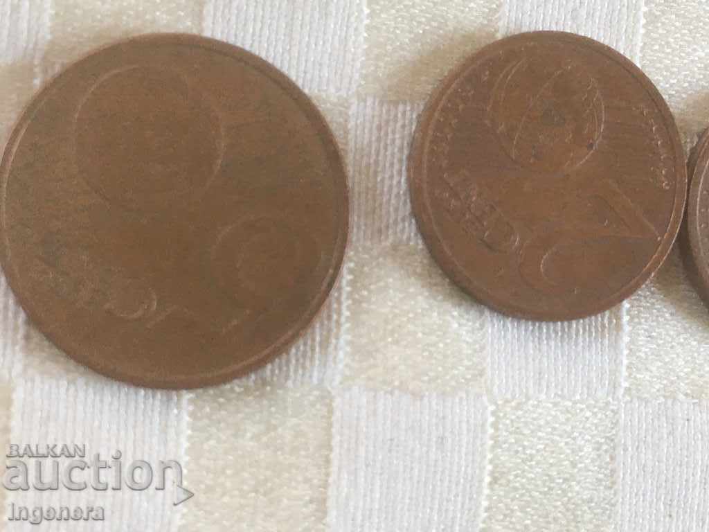 Livrarea MONEDĂ MONEDE SLOVENIA EUROCENT-1, 2, 2 ȘI 5-2009-4 BUC