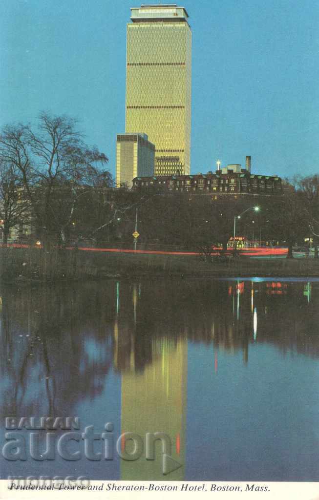 Παλιά καρτ ποστάλ - Βοστώνη, θέα