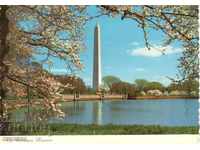 Παλιά καρτ ποστάλ - Ουάσιγκτον, μνημείο