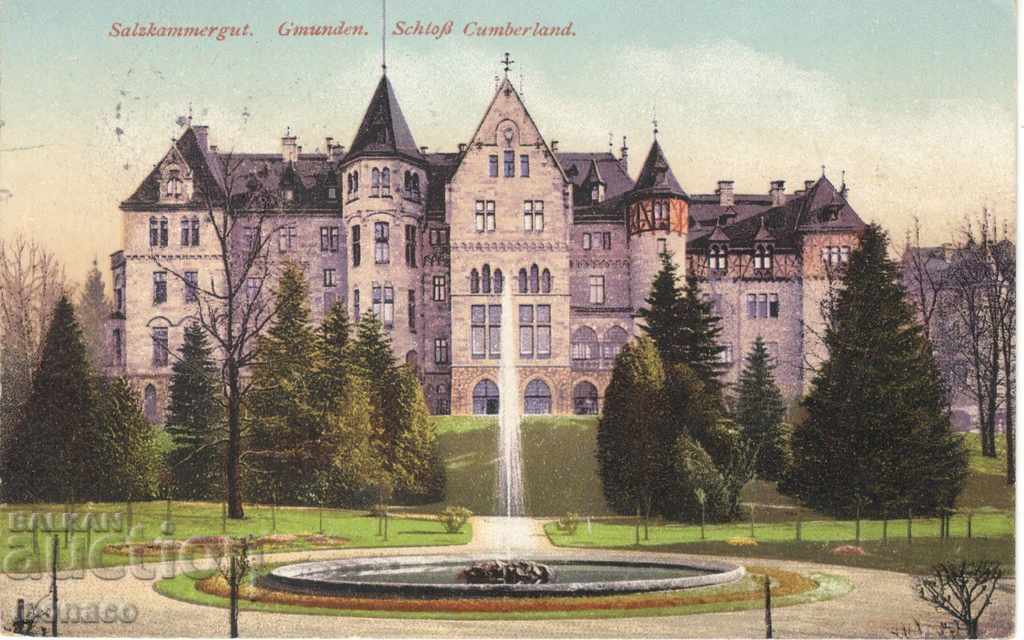 Παλιά καρτ ποστάλ - Gmunden, Κάστρο