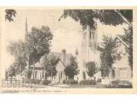 Стара картичка - Онтарио, Ренфрю - Обединена църква