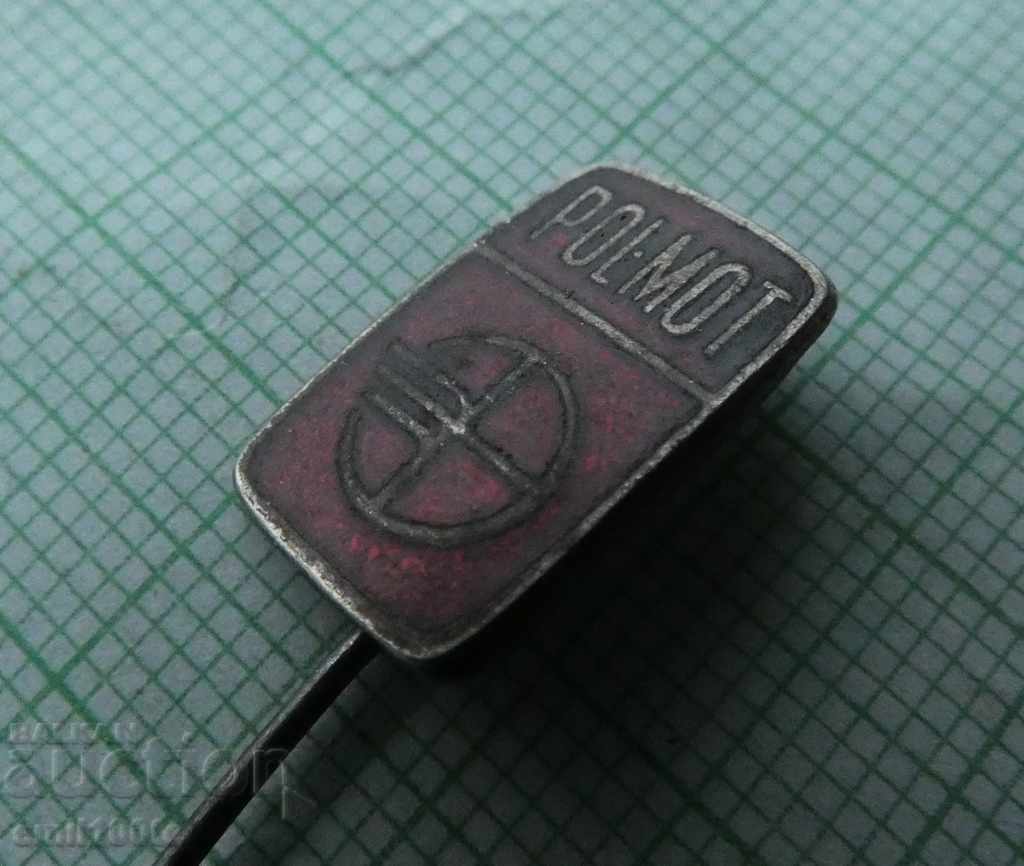 Badge - POL - MOT manufacturer of tractors, etc. with price 2.00 BGN | € 1.02 Badge - POL - MOT manufacturer of tractors, etc. with price 2.00 BGN | € 1.02