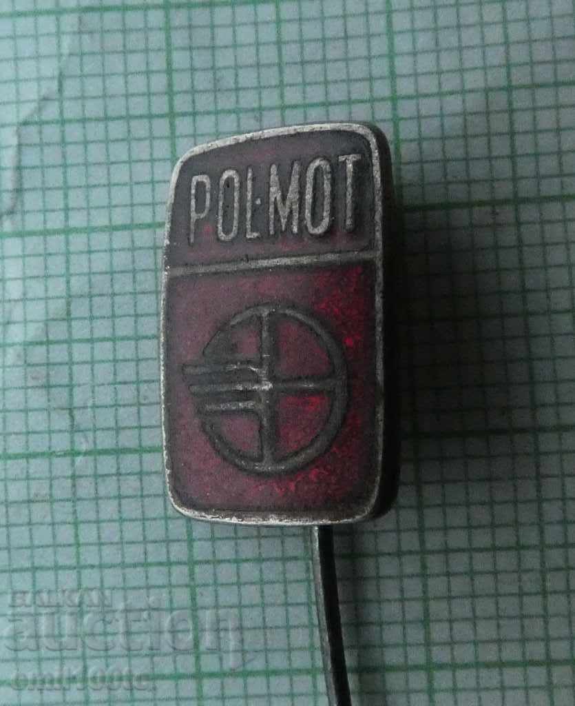 Badge - POL - MOT manufacturer of tractors, etc.
