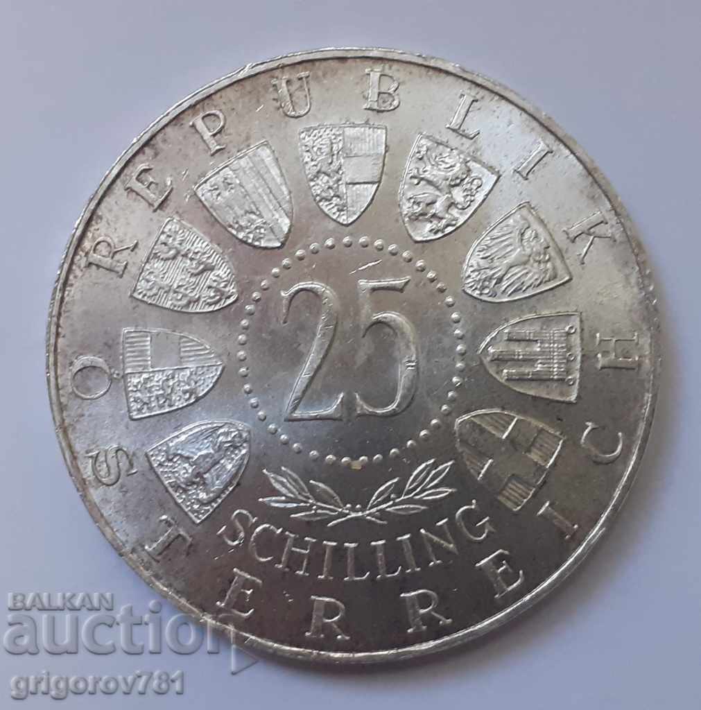 25 Shillings Argint Austria 1962 - Moneda de argint #2 cu preț € 14.83 | 29.00 BGN