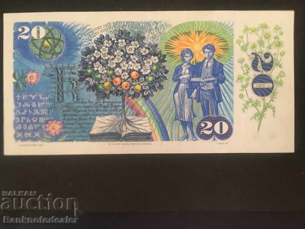 Czechoslovakia 20 Korun 1988 Pick 95a Ref 7225 with price 12.00 BGN | € 6.14