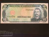 Dominican Rep 10 Pesos 1996 Pick 153 Ref 2509