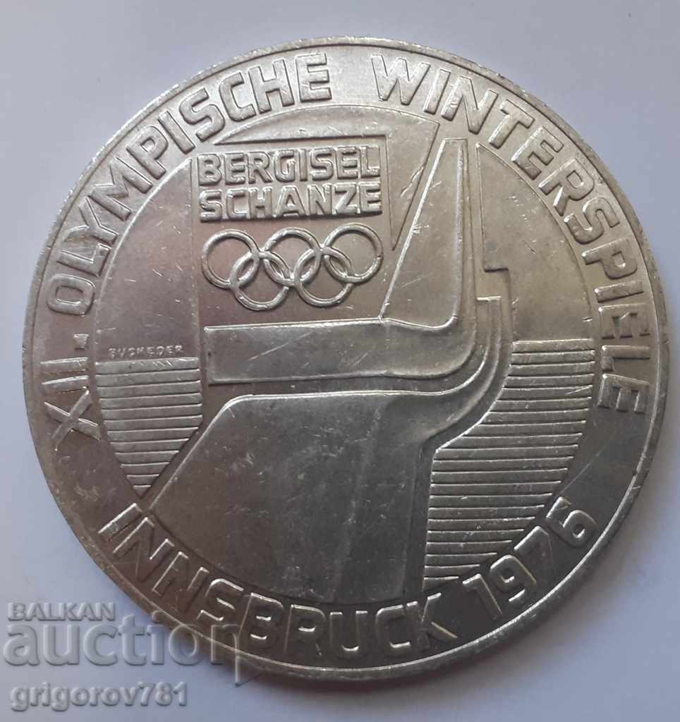 100 шилинга сребро Австрия 1976 - сребърна монета #5