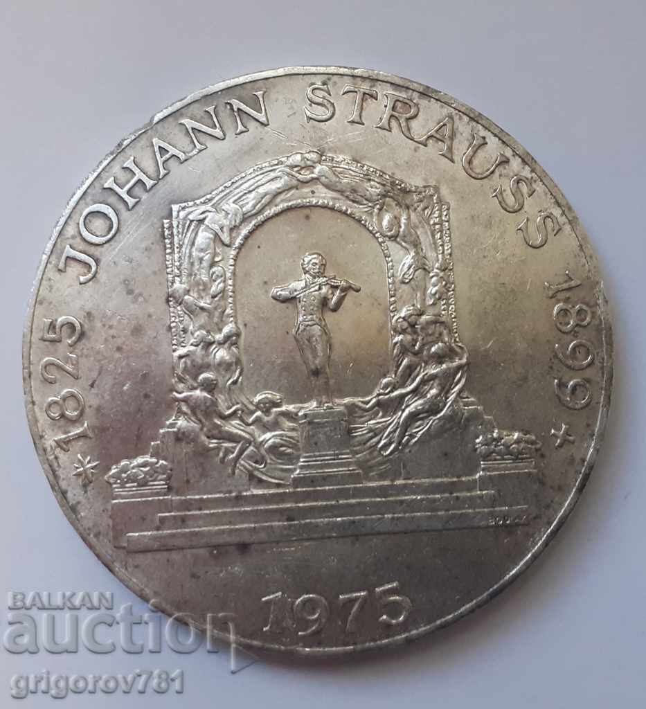 100 șilingi argint Austria 1975 - monedă de argint