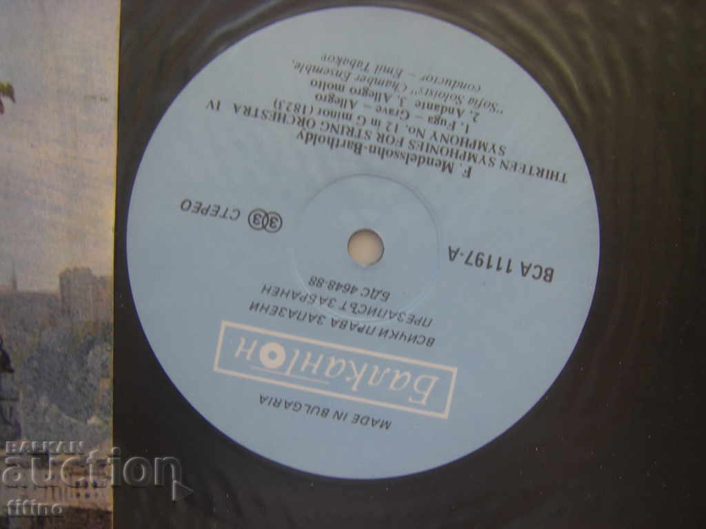 Auction ICA 11197 - Felix Mendelssohn-Bartholdi. 13 sim. for strings. orc Auction ICA 11197 - Felix Mendelssohn-Bartholdi. 13 sim. for strings. orc