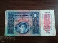 Banknote - Austro-Hungary - 10 krona 1915