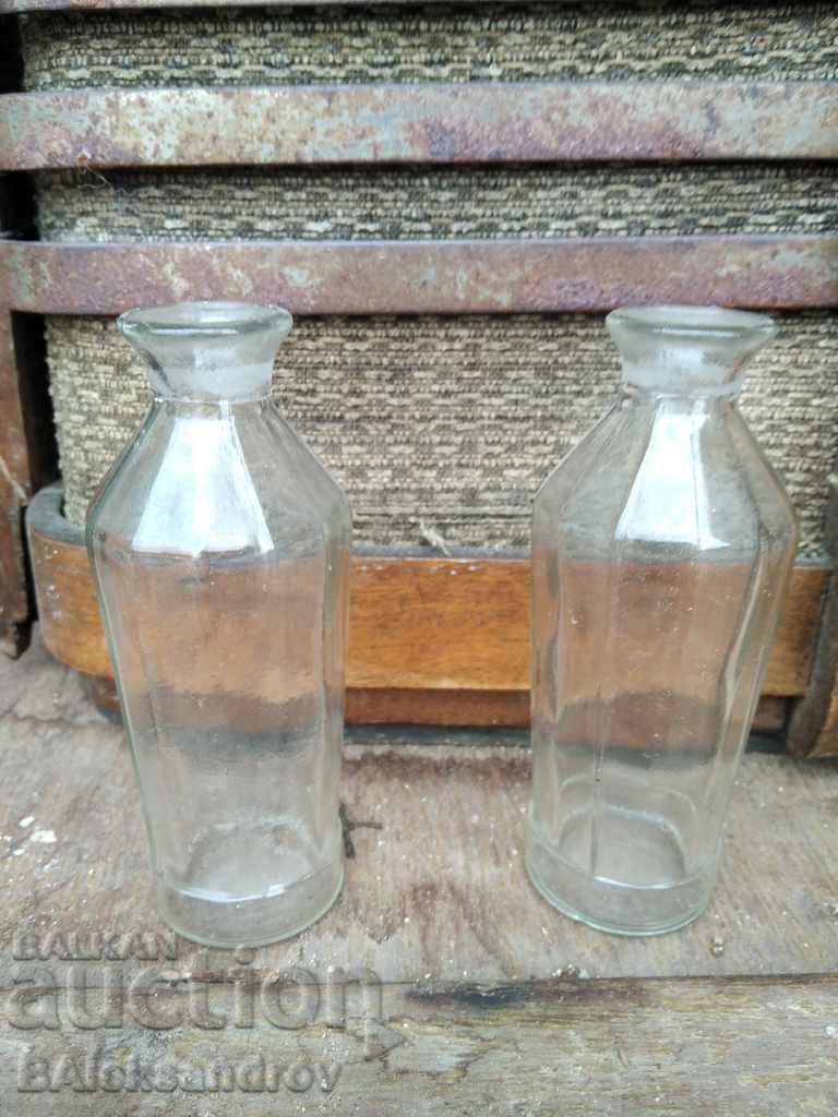 Lot of two beautiful vases or bottles