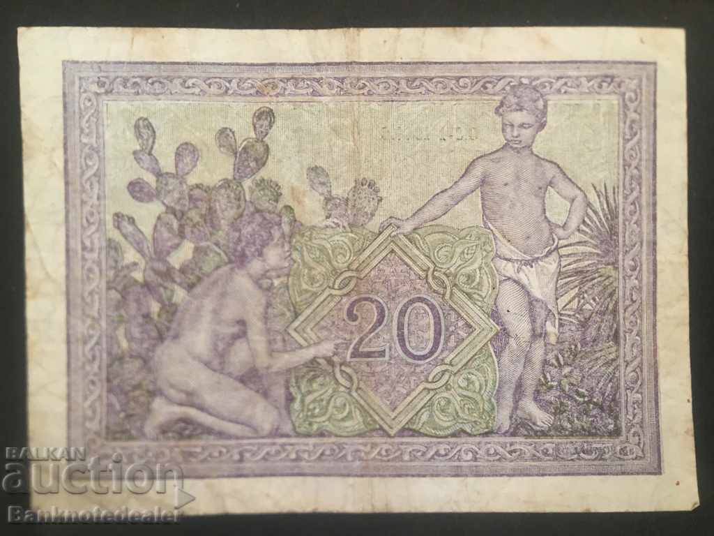 Algeria 20 Francs 1944 Pick 17 Ref 489 with price 35.00 BGN | € 17.90