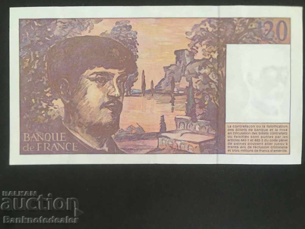 France 20 Francs 1997 Pick 151i Ref 5113 with price 12.00 BGN | € 6.14