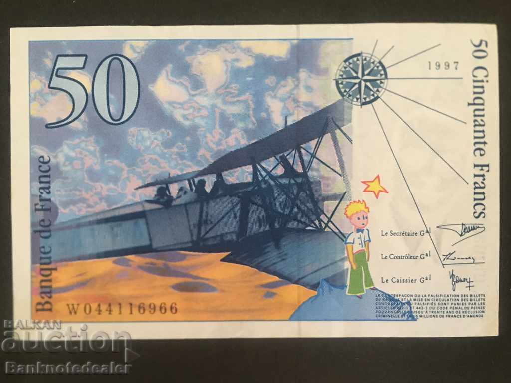 France 50 Francs 1997 Pick 157 Ref 6966 with price 20.00 BGN | € 10.23 France 50 Francs 1997 Pick 157 Ref 6966 with price 20.00 BGN | € 10.23