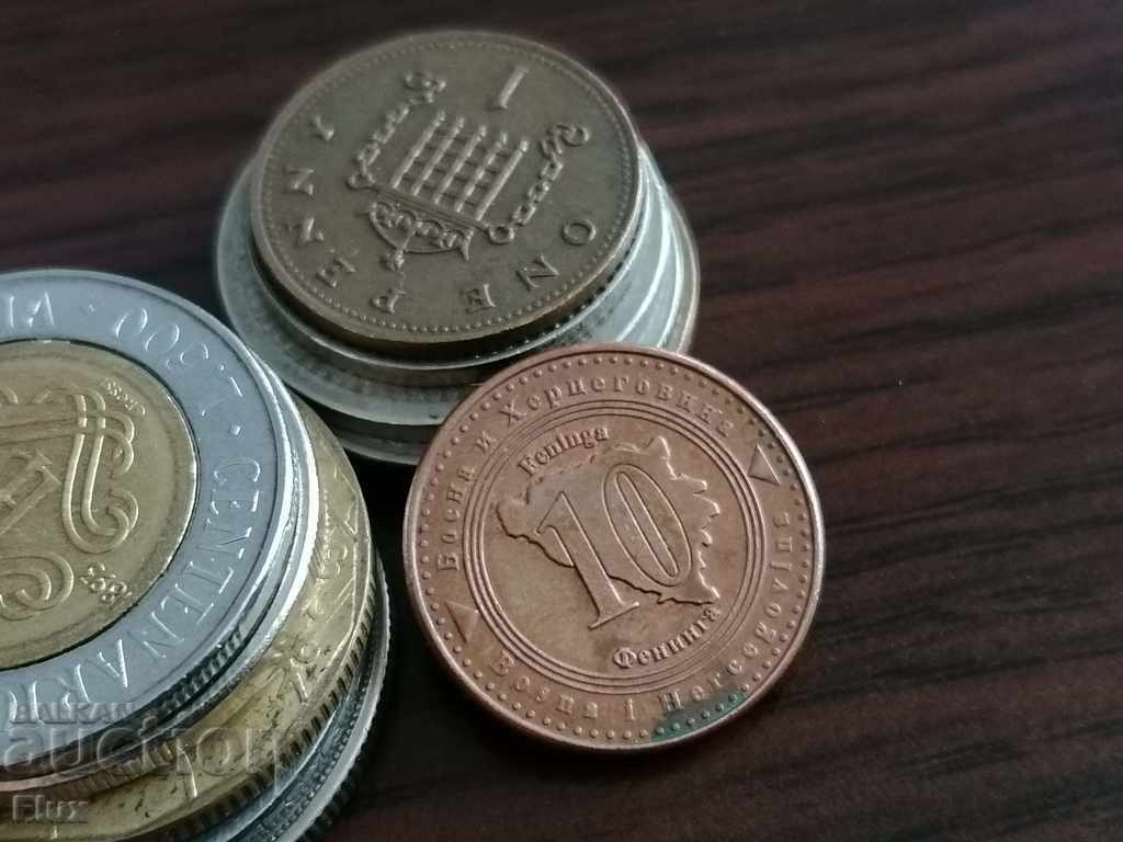 Monedă - Bosnia și Herțegovina - 10 pfennigs 1993