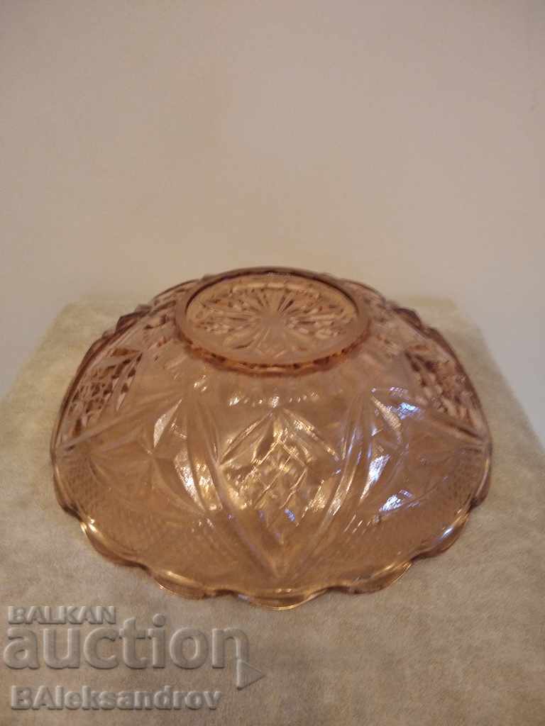 Δημοπρασία Μπολ Soc από χρωματιστό χοντρό γυαλί Δημοπρασία Μπολ Soc από χρωματιστό χοντρό γυαλί