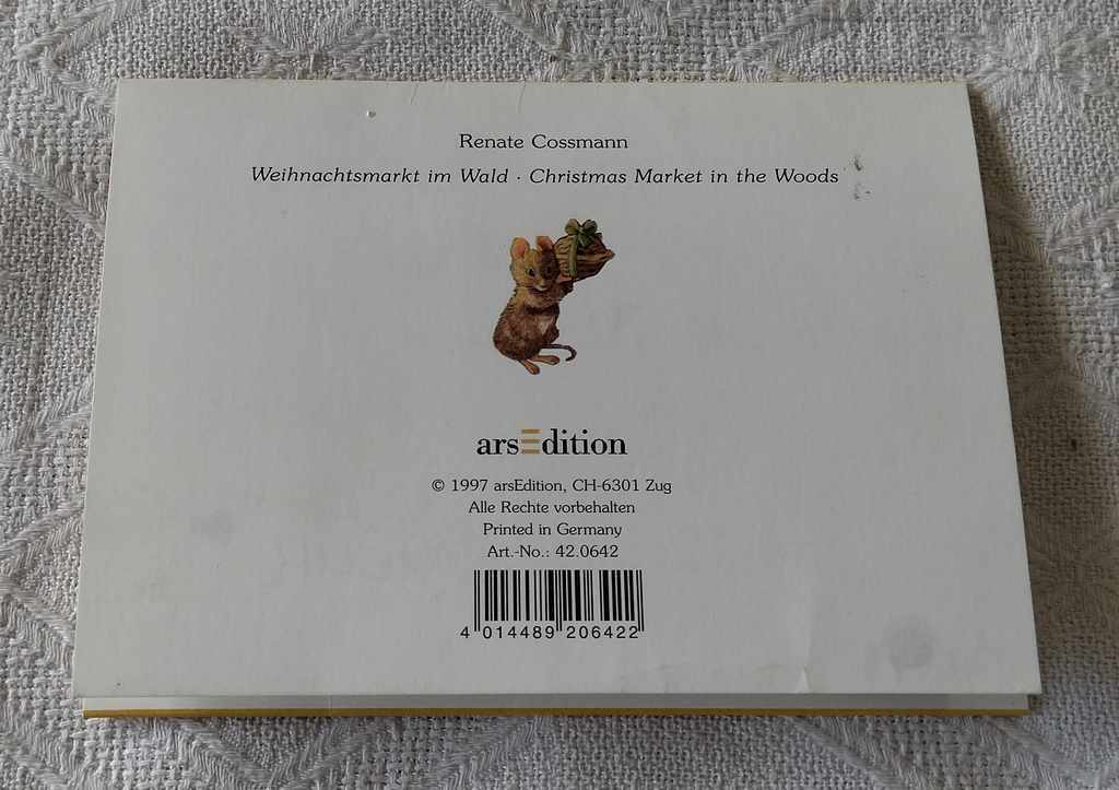 CHRISTMAS CALENDAR CARD GERMANY P.K. 1978 - 5