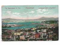 TURKEY TRAVELED CARD CONSTANTINOPLE PORT OF LEVANT