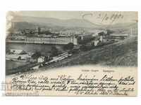 BOSNIA TRAVEL CARD SARAJEVO - MILITARY BUILDING - 1901