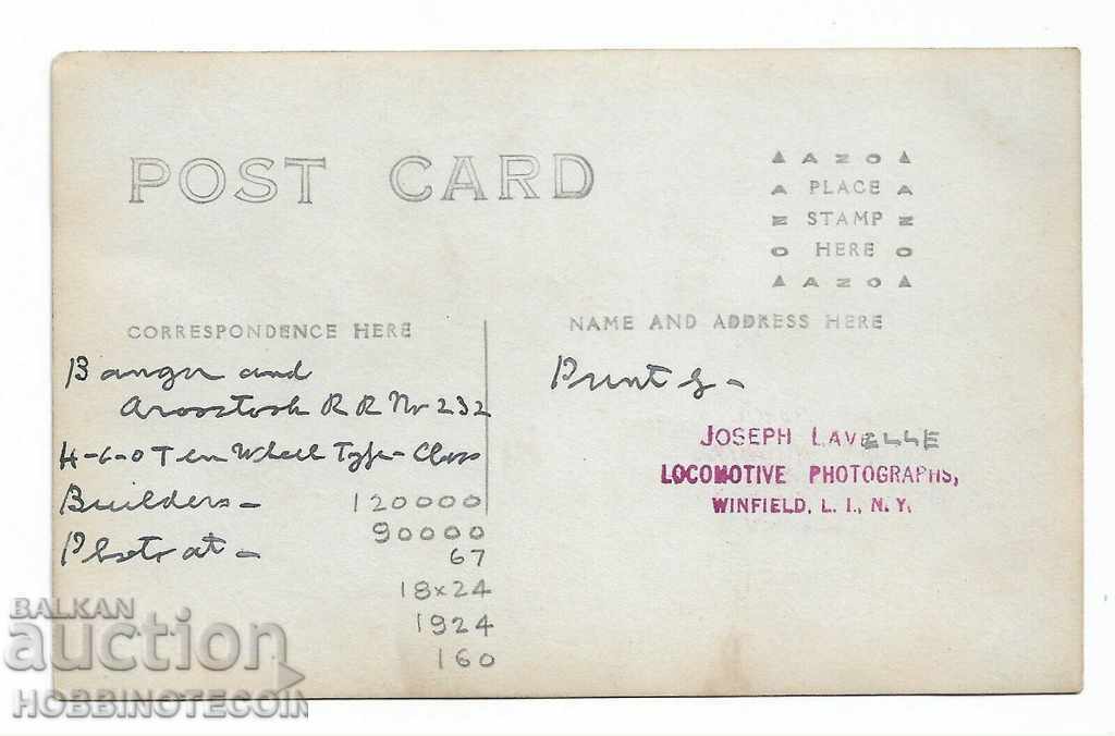 USA - LOCOMOTIVE - Bangor & Aroostook Rail 233 1930 1940 with price 12.99 BGN | € 6.64 USA - LOCOMOTIVE - Bangor & Aroostook Rail 233 1930 1940 with price 12.99 BGN | € 6.64