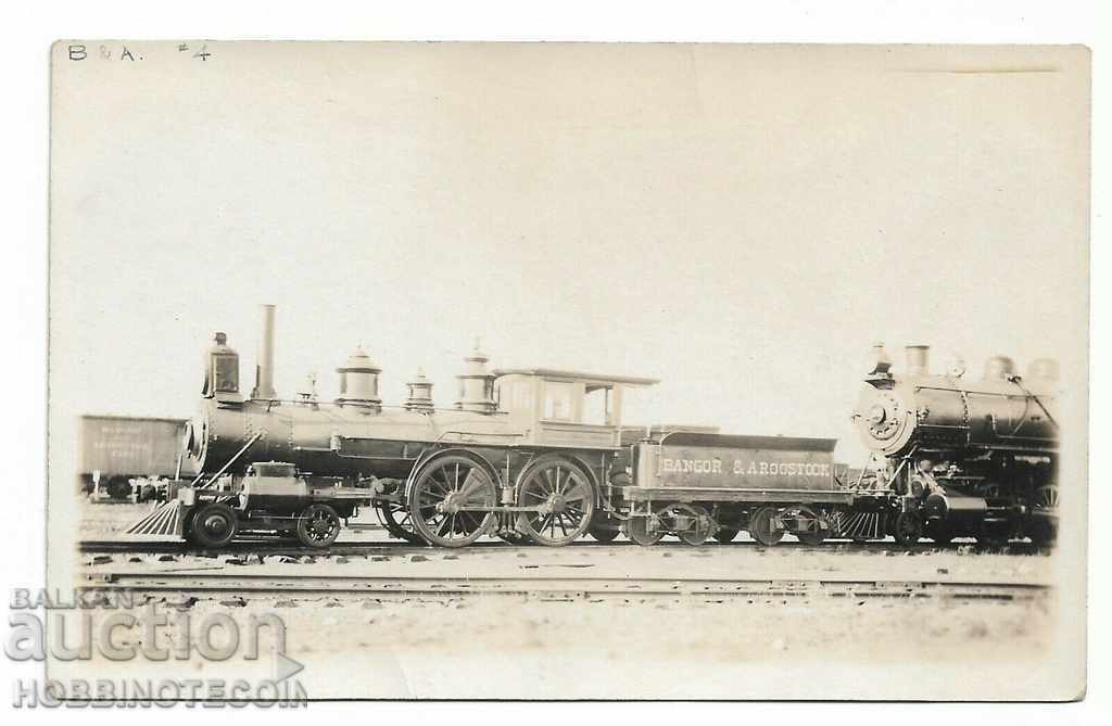 САЩ - ЛОКОМОТИВ Bangor & Aroostook Railway 4/214 1930 1940 г