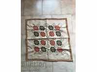 Bedspread, square-65/65 cm, panama linen, cotton, new