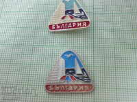 badges - tourist Bulgaria 2 pcs