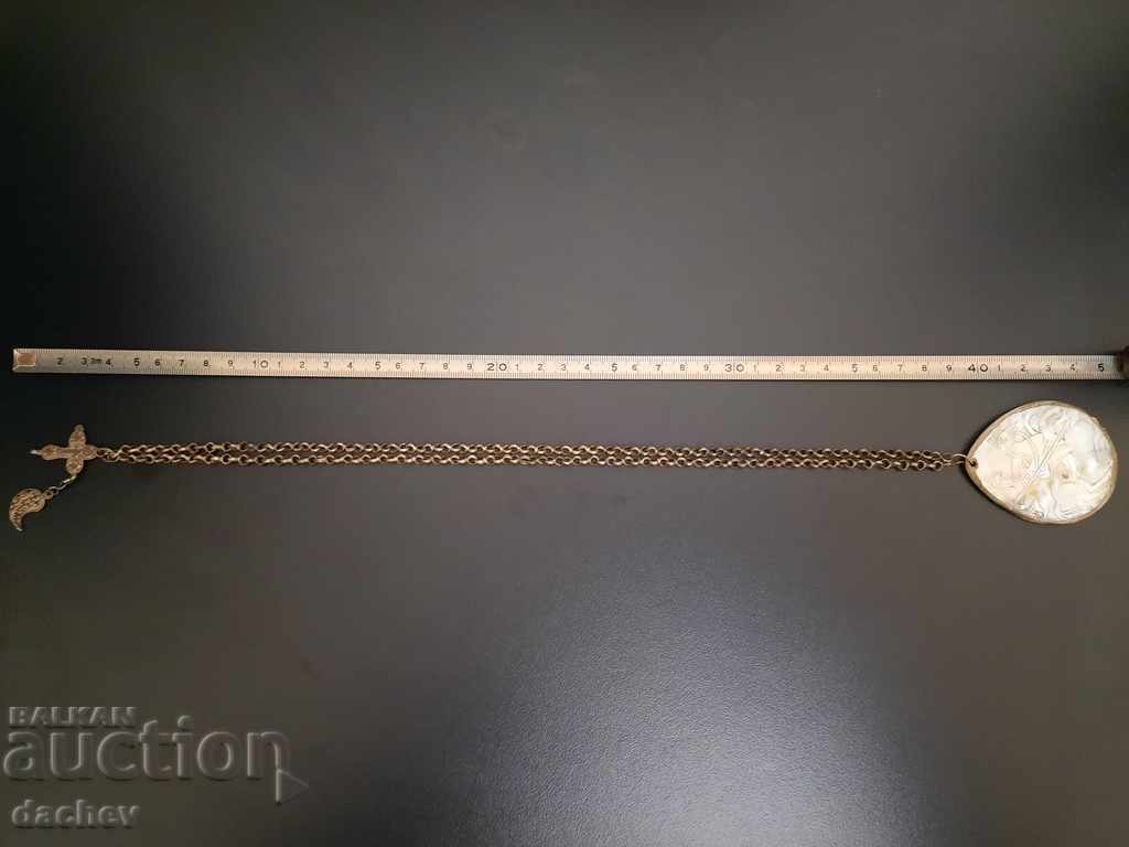 Възрожденски сребърен нагръден накит пафти пафта носия - 5 Възрожденски сребърен нагръден накит пафти пафта носия - 5