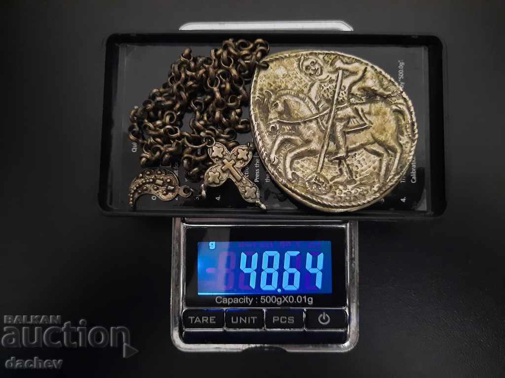 Възрожденски сребърен нагръден накит пафти пафта носия - 7 Възрожденски сребърен нагръден накит пафти пафта носия - 7