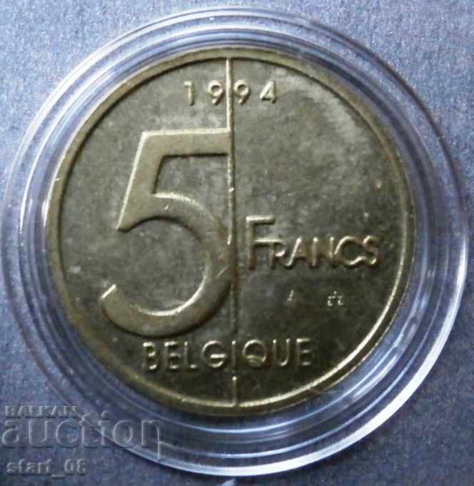Belgium 5 franc 1994