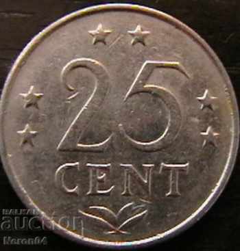 25 cents 1978, Netherlands Antilles