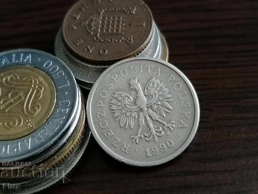 Coin - Poland - 1 zloty 1990 with price 1.00 BGN | € 0.51