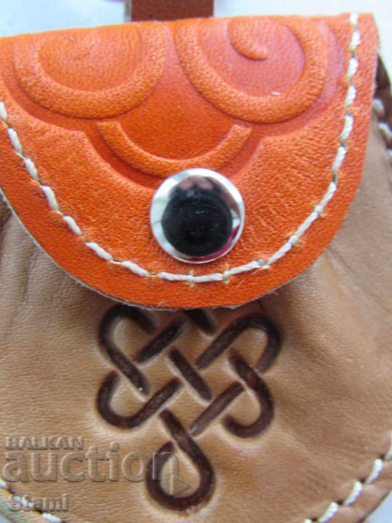 Genuine leather key chain from Mongolia-18 series with price 6.50 BGN | € 3.32