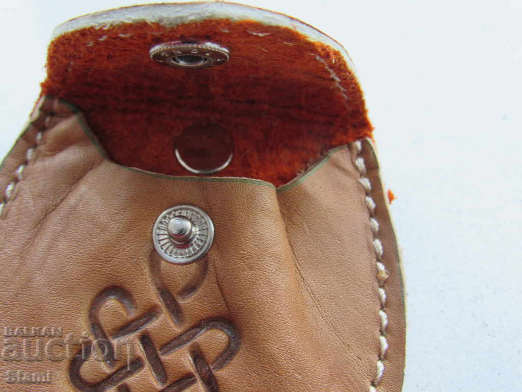 Genuine leather key chain from Mongolia-18 series - 5