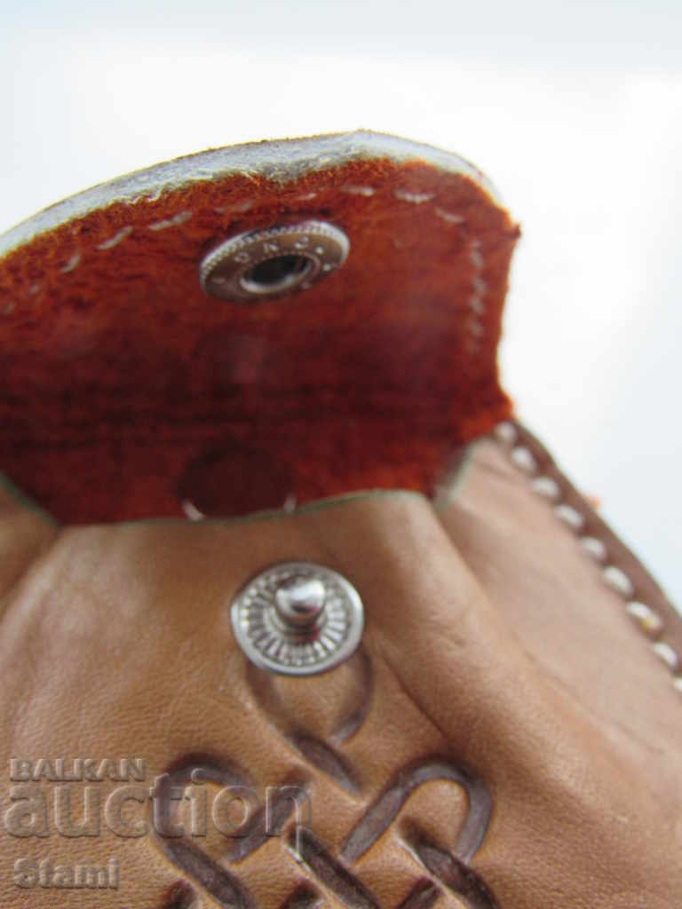 Genuine leather key chain from Mongolia-18 series - 6