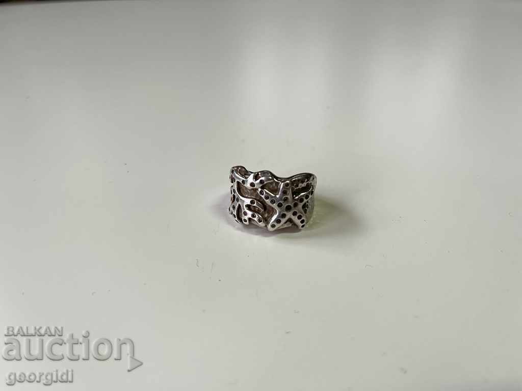Дизайнерски сребърен пръстен №1624
