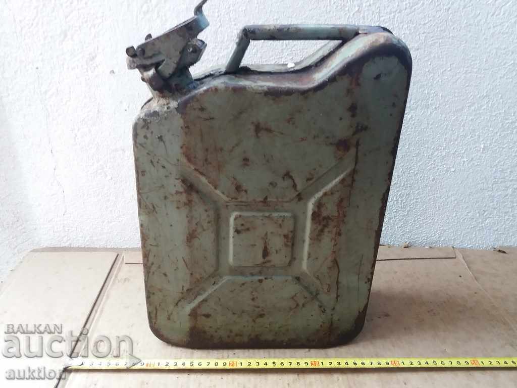OLD METAL TUBE FOR FUEL - 10 LITERS with price 11.99 BGN | € 6.13 OLD METAL TUBE FOR FUEL - 10 LITERS with price 11.99 BGN | € 6.13