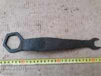 OLD TROLLEY WRENCH, WAGON, TROLLEY, TWO-WHEELED MARKED