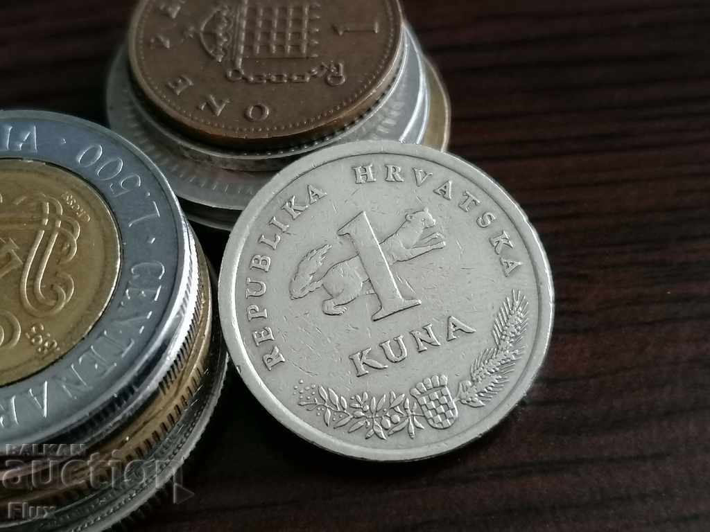 Monedă - Croația - 1 kuna 1999