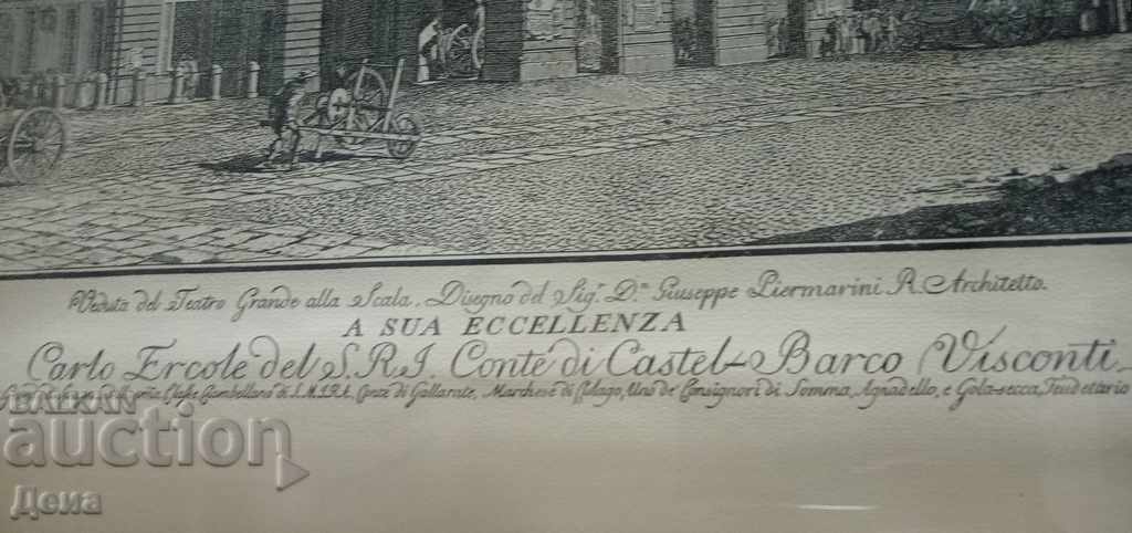 Auction  Old large ENGRAVING