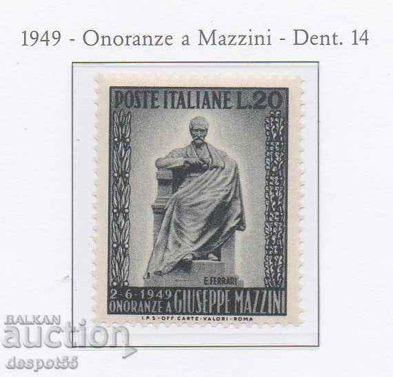 1949. Δημοκρατία της Ιταλίας. Μνημείο του Mazzini.
