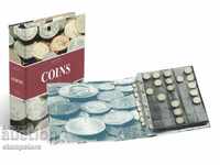 Нов класьор за монети с 5 различни листа за 152 монети