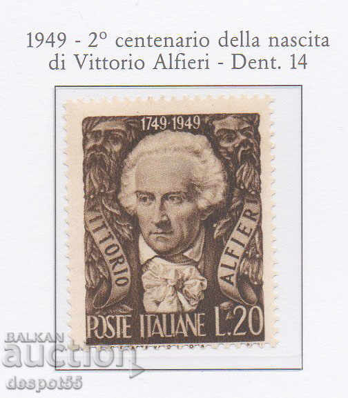 1949. Rep. Italy. 200th anniversary of Alfieri's birth.
