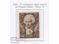 1949. Rep. Italia. 200 de ani de la nașterea lui Alfieri.