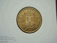 20 Francs 1818 Q France - AU (Gold)