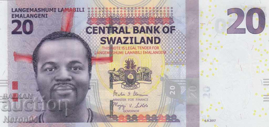 20 Emalangens 2017, Swaziland
