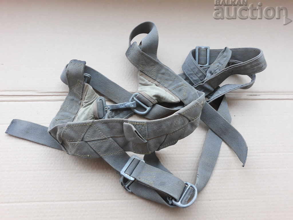 antique parachute belt WW2 WWII - 7 antique parachute belt WW2 WWII - 7