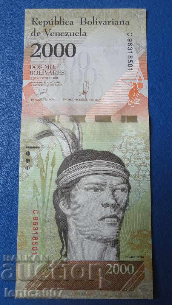 Venezuela 2016 - 2000 bolivars UNC Venezuela 2016 - 2000 bolivars UNC