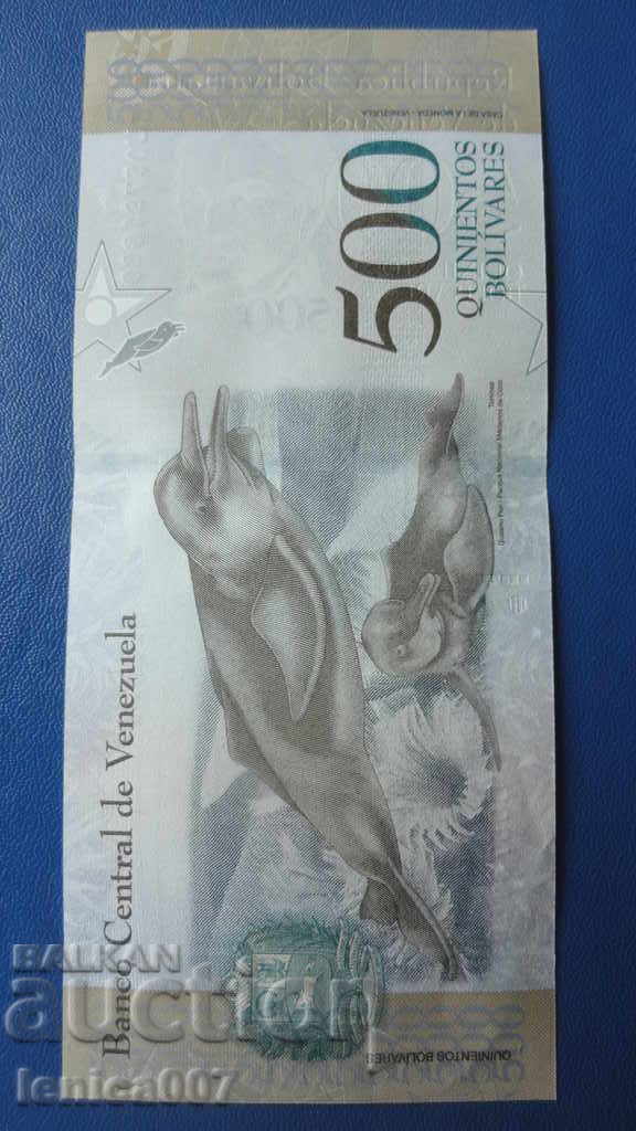 Delivery of Venezuela 2017 - 500 UNC bolivars